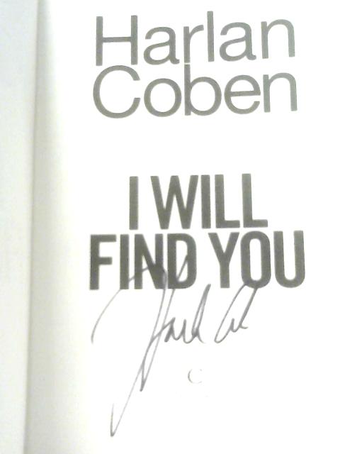 I Will Find You By Harlan Coben