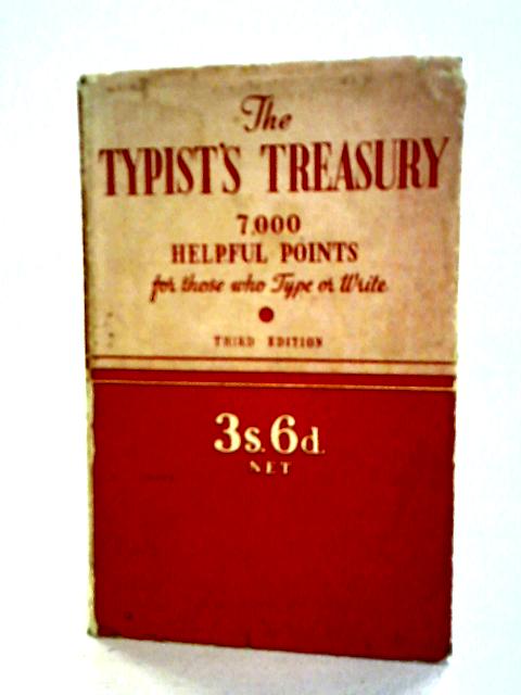 The Typist's Treasury or Secretary's Book of Words By Kate Stevens