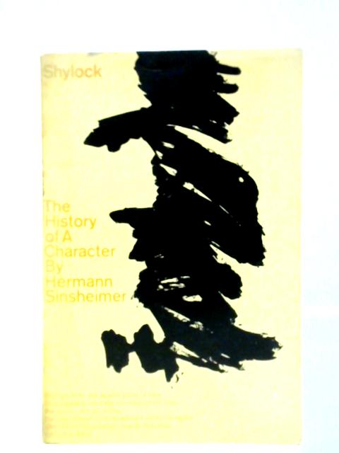 Shylock: The History of a Character par Hermann Sinsheimer