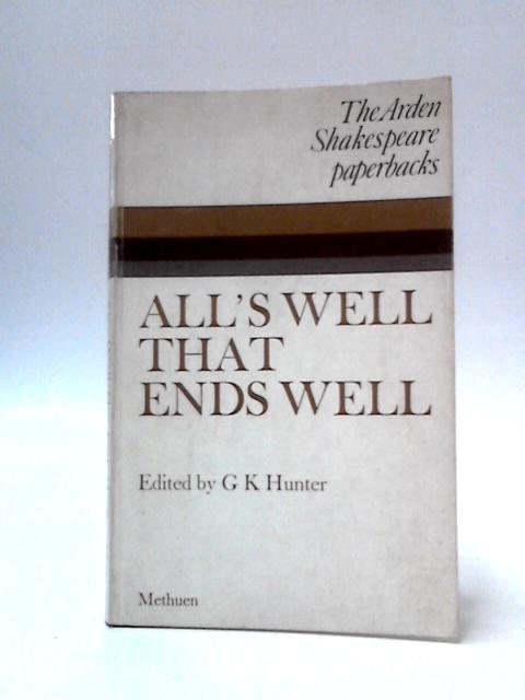 All's Well That Ends Well By William Shakespeare