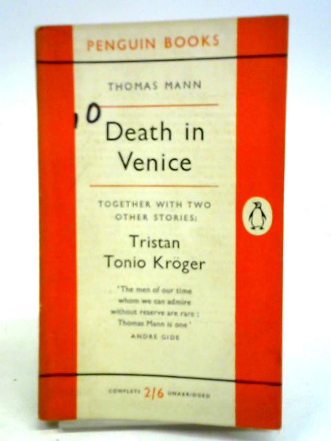 Death in Venice By Thomas Mann