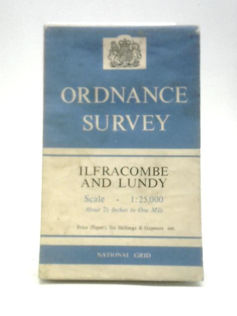 Ordnance Survey Ilfracombe and Lundy By Unstated