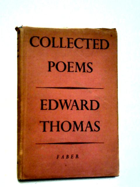 Collected Poems By Edward Thomas