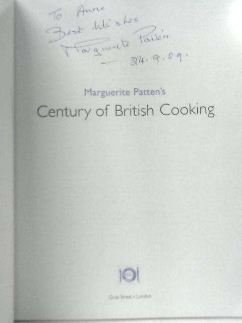 A Century of British Cooking von Marguerite Patten