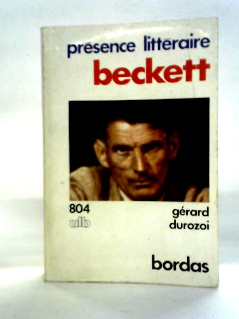 Beckett By Grard Durozoi