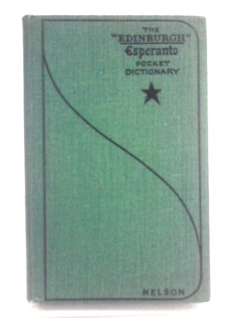 The Edinburgh Esperanto Pocket Dictionary von Unstated