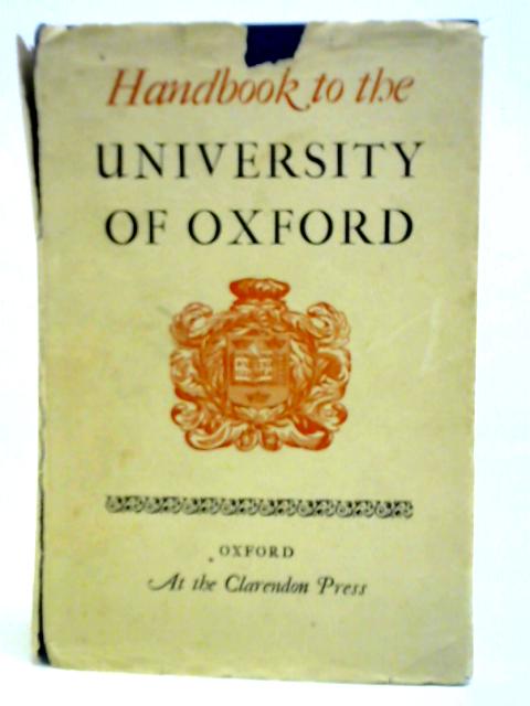 Handbook to the University of Oxford von Unstated