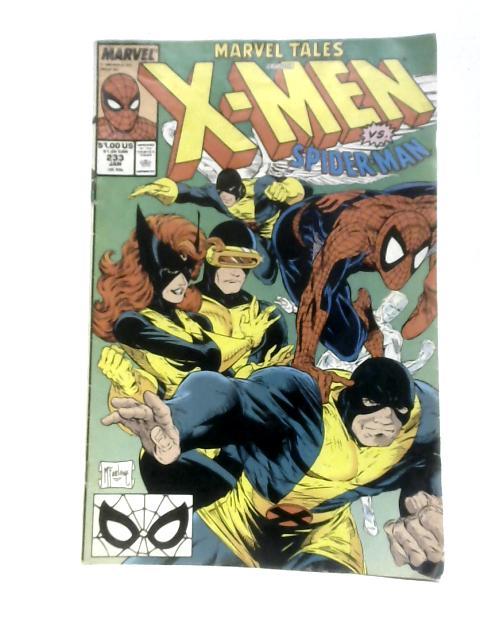 Marvel Tales, X-Men Vs. Spider-Man. No. 233, Jan 1990 UK By Various