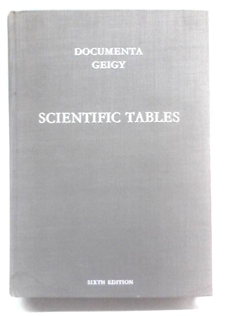 Documenta Geigy, Scientific Tables par Various