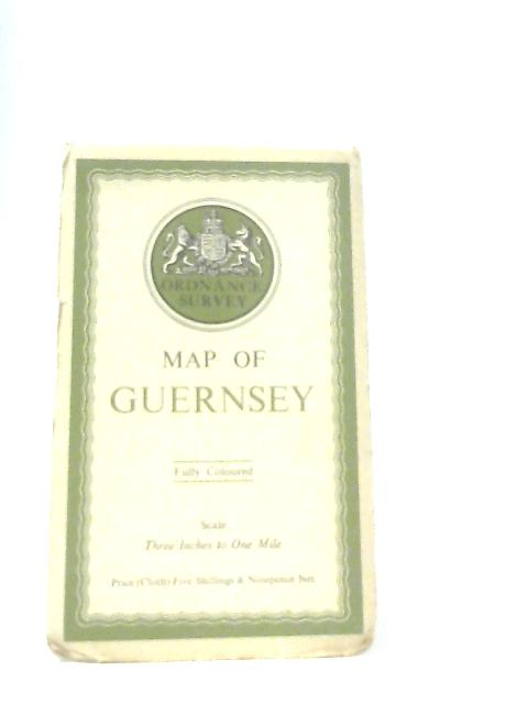 Map of Guernsey, Three Inches to One Mile By Anon