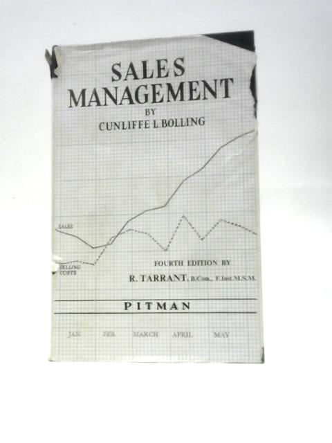 Sales Management By Cunliffe L. Bolling