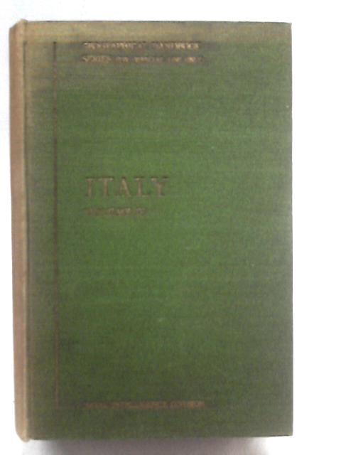 Geographical Handbook Series B.R. 517 B (Restricted) - Italy Volume IV December 1945 By Unstated