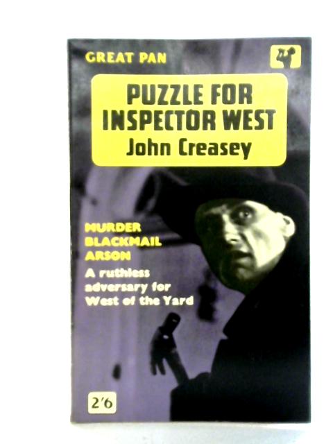 Puzzle for Inspector West By John Creasey