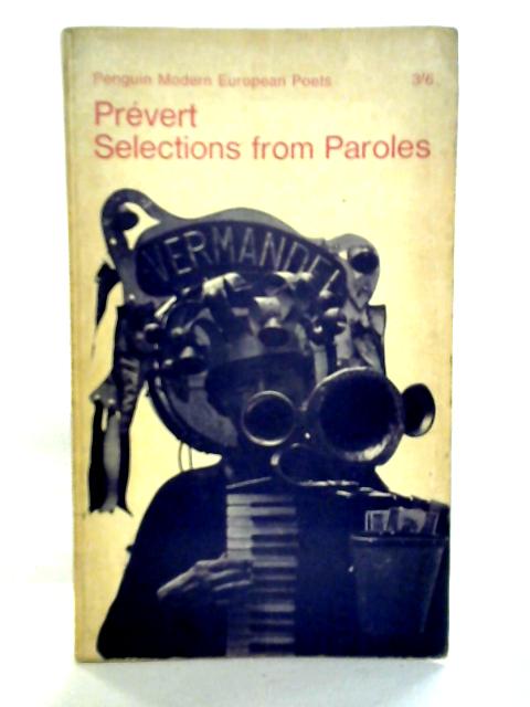 Selections from "Paroles" By Jacques Prevert