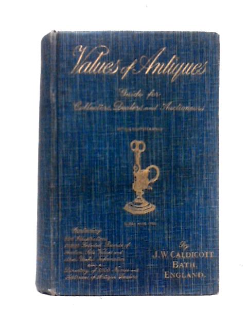 Values of Antiques By Unstated