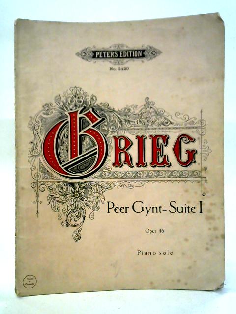 Peer Gynt Suite 1 Opus 46 By Edvard Grieg