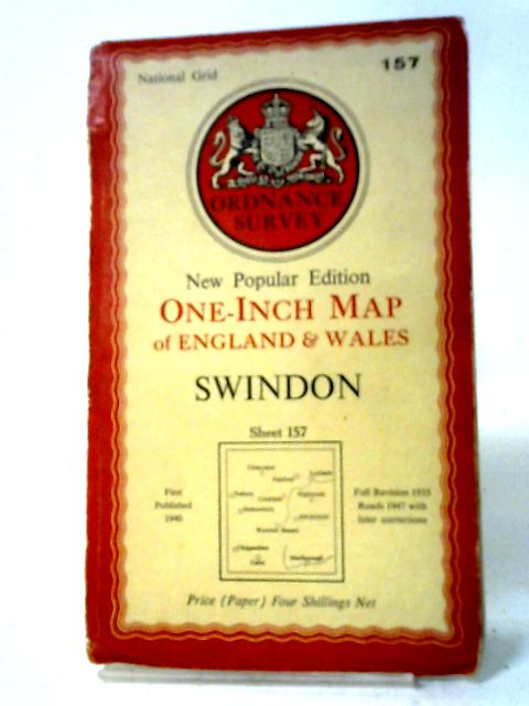 Ordnance Survey One-Inch Map: Sheet 157 Swindon By Ordnance Survey