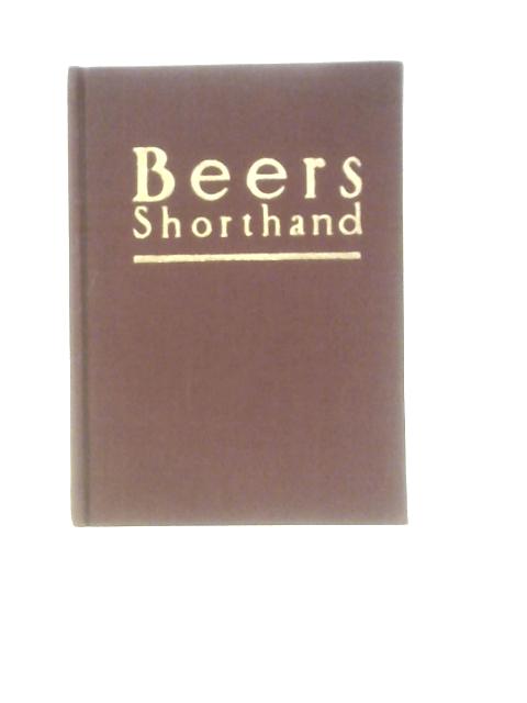 Beers Shorthand By James W. Beers