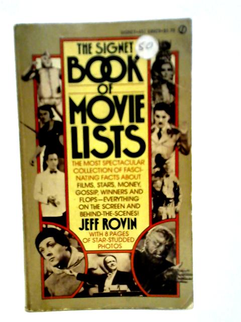 The Signet Book of Movie Lists By Jeff Rovin
