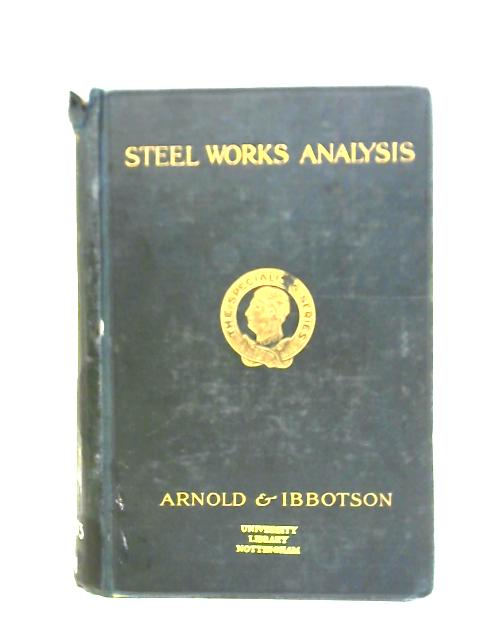 Steel Work Analysis By John Oliver Arnold