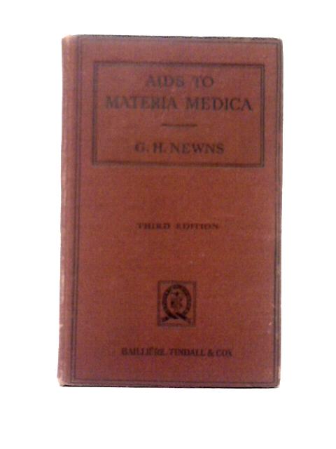 Aids to Materia Medica von George H. Newns