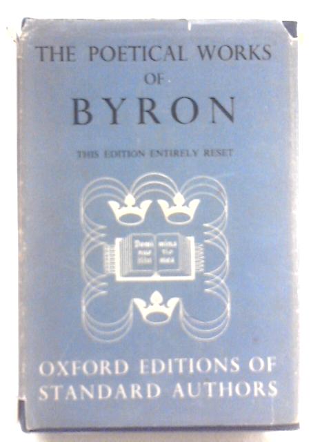 The Poetical Works of Lord Byron By Lord Byron