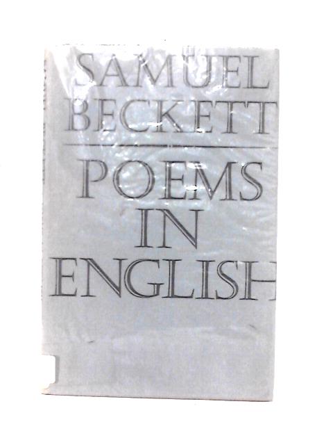 Poems in English By Samuel Beckett