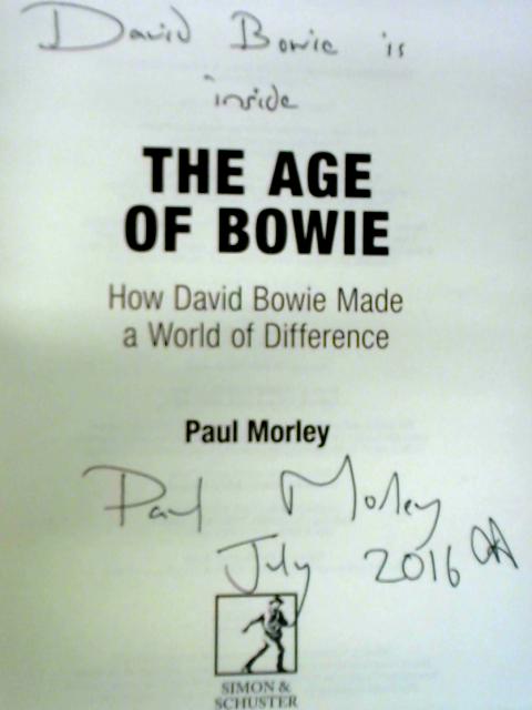 The Age of Bowie von Paul Morley