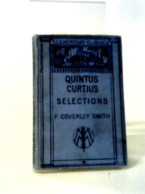 Selections from Quintus Curtius von Anon