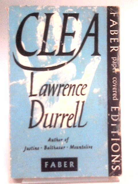 Clea By Lawrence Durrell