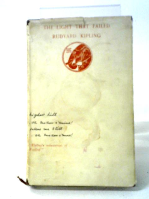 The Light That Failed By Rudyard Kipling