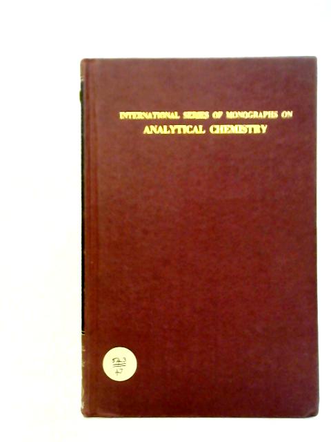 Atomic Absorption Spectrophotometry By W. T. Elwell