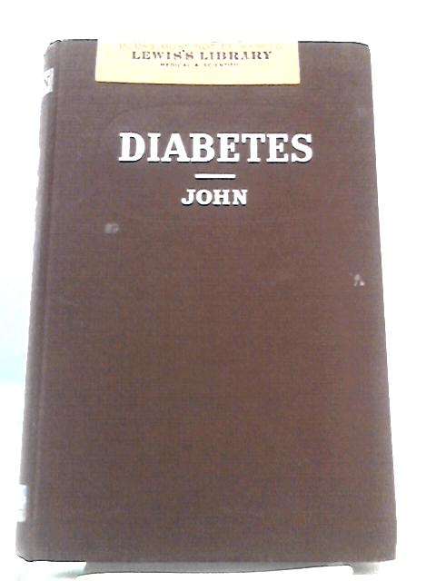 Diabetes von Henry J. John