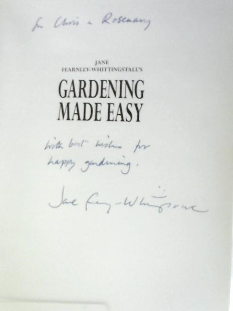 Gardening Made Easy von Jane Fearnley-Whittingstall