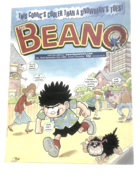 The Beano #3046, December 2nd, 2000 By Unstated