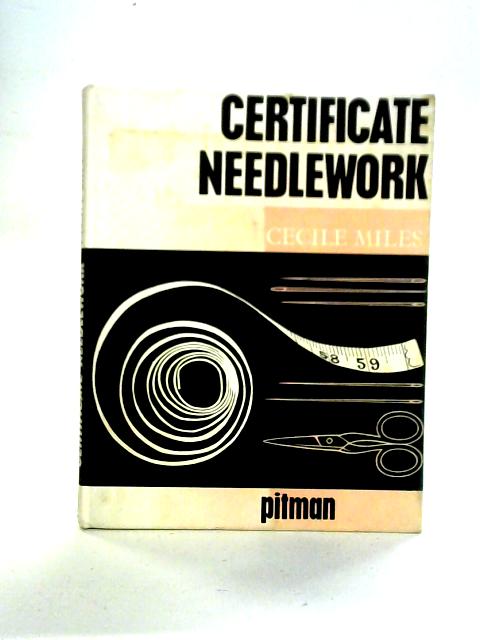 Certificate Needlework By Cecile Miles