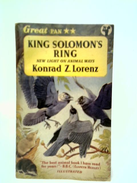 King Solomon's Ring par Konrad Lorenz