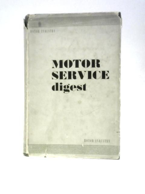 Motor Service Digest von Unstated