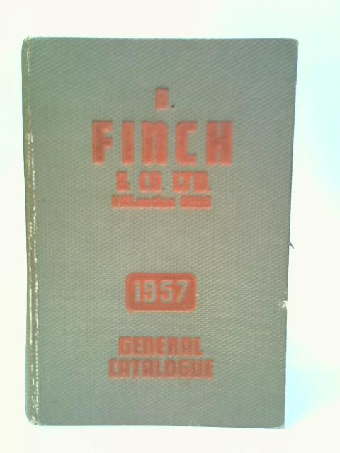 The Finch Organisation: General Catalogue 1957