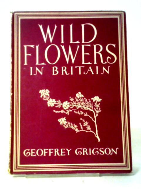 Wild Flowers in Britain. Britain in Pictures No 65 von Geoffrey Grigson