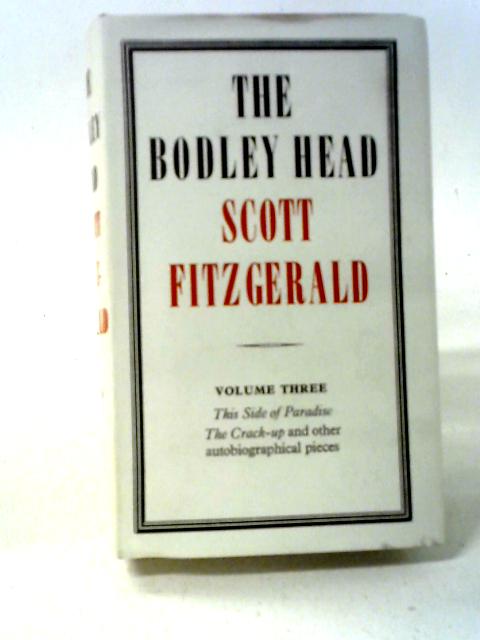 The Bodley Head Scott Fitzgerald: Vol. 3 von F. Scott Fitzgerald