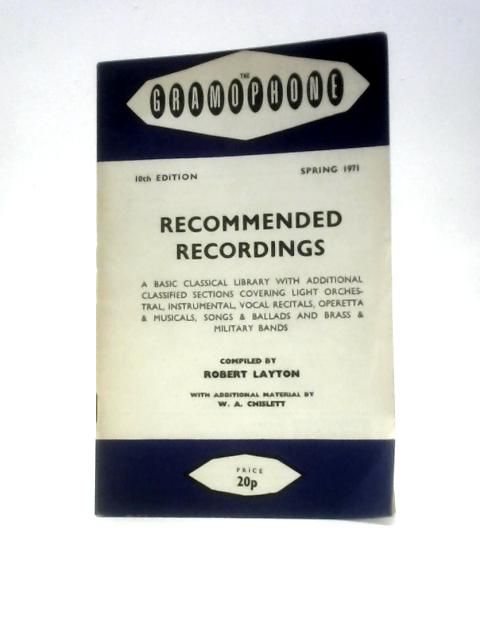 The Gramophone Recommended Recordings von Robert Layton ()