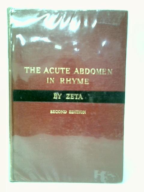 Th Diagnosis of the Acute Abdomen in Rhyme par Zeta