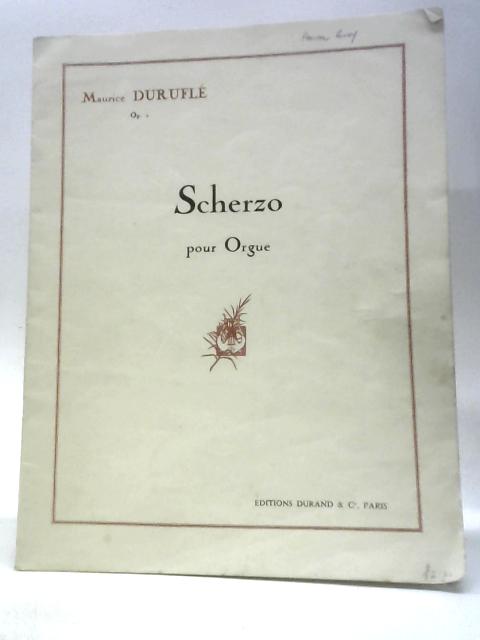 Scherzo Pour Orgue By Maurice Durufle