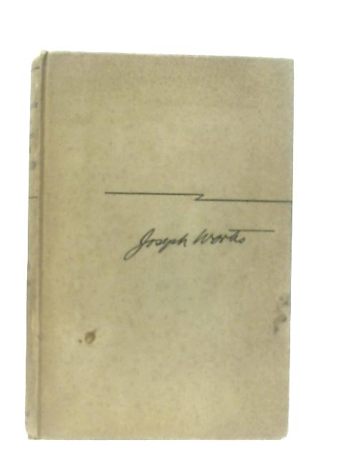 Fragments of an Analysis with Freud By Joseph Wortis