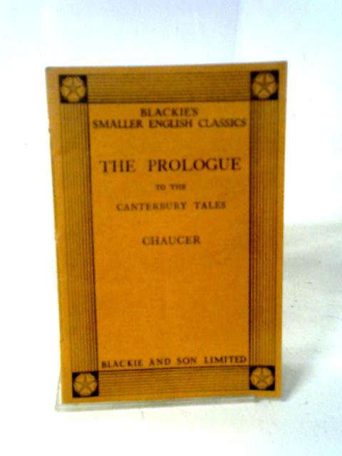 The Prologue to the Canterbury Tales By Chaucer