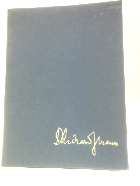 Gesamtverzeichnis Complete Catalogue Catalogue complet von Richard Strauss