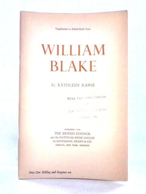 William Blake von Kathleen Raine