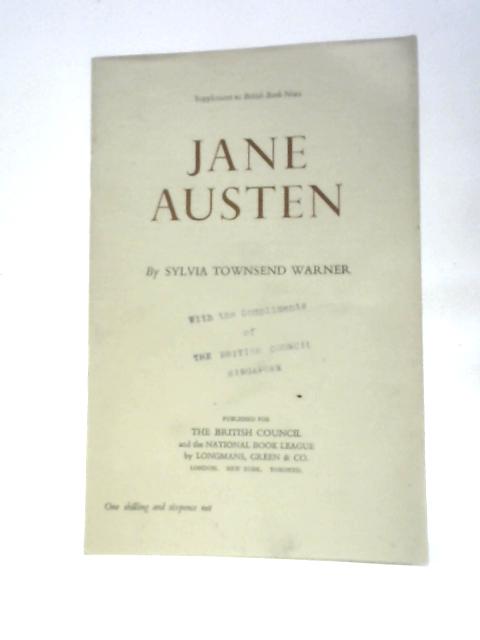 Jane Austen By Sylvia Townsend Warner
