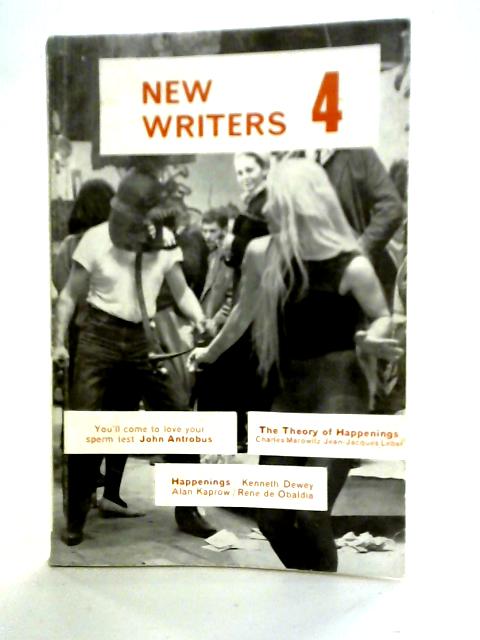 New Writers IV, Plays and Happenings By Jean-Jacques Lebel et al